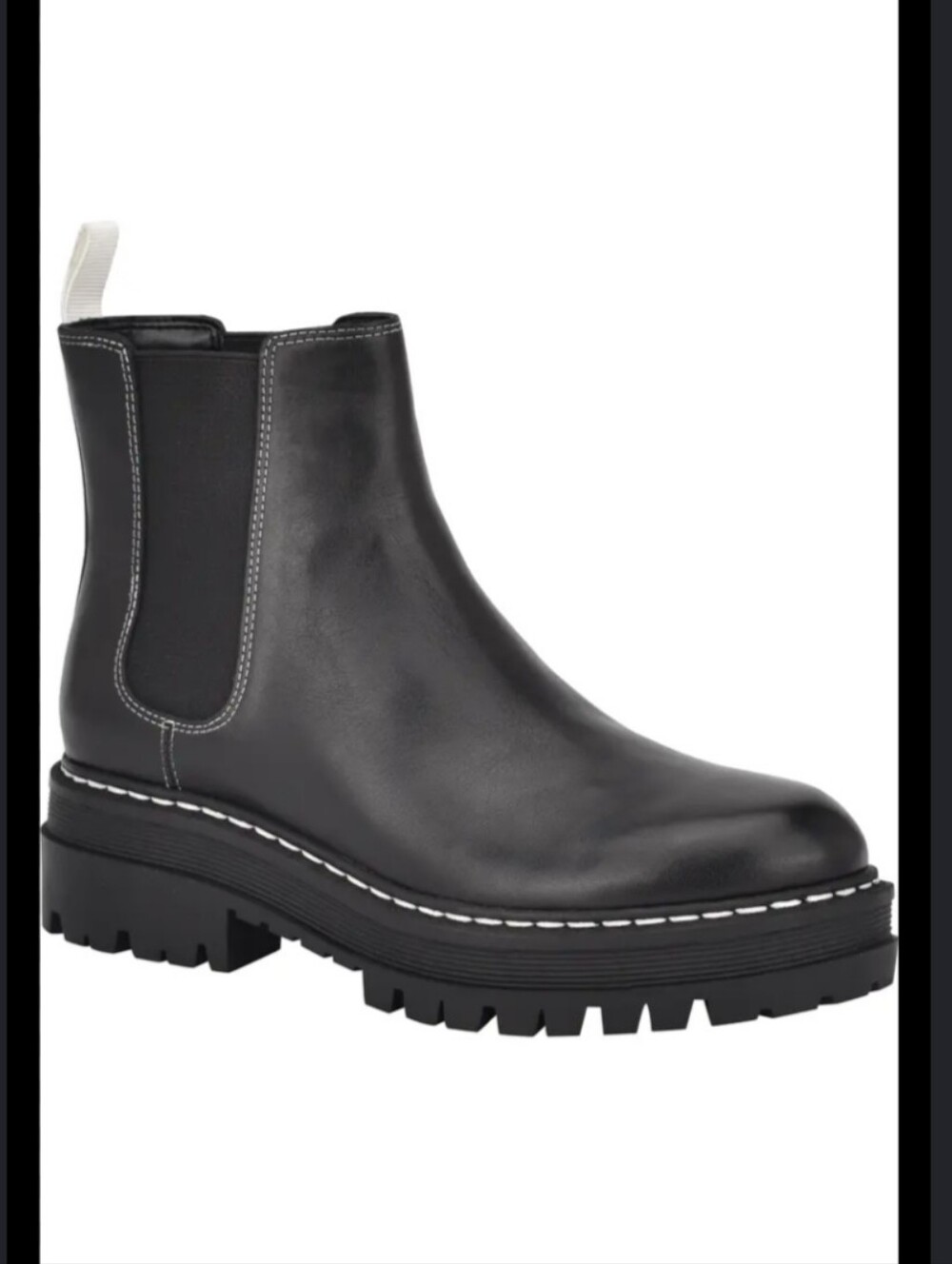 Marc Fisher Pirro Leather Chelsea Boots
